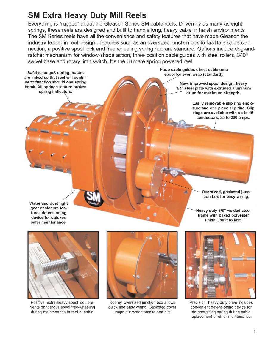 GleasonDirect.com: Cable Management: Engineered Products: Cable Reels